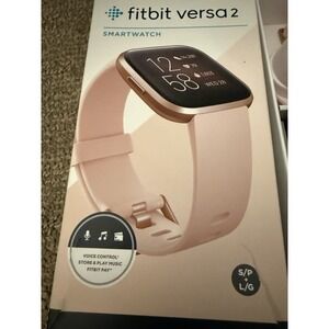 Fitbit Versa 2 Activity Tracker Smartwatch Petal / Copper Rose S/P & L/G